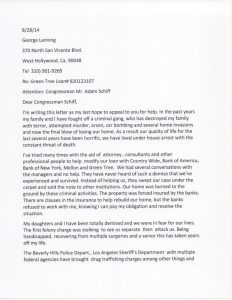 Letter to Adam Schiff from George Lanning August 28 2014-1
