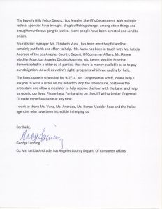 Letter to Adam Schiff from George Lanning August 28 2014-2